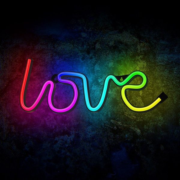 Neon LED RGB LOVE FLRN01 + pilot Forever Light zdjęcie 4