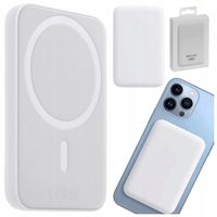 POWERBANK SZYBKIE ŁADOWANIE MAGSAFE 10000MAH BIAŁY USB C