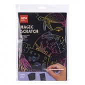 Apli Kids : Zestaw wydrapywanek Magic Scratch A4