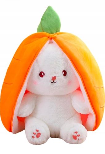 MASKOTKA PLUSZAK KRÓLIK MARCHEWKA 25CM na Arena.pl