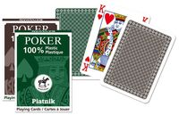 Karty pojedyncze talie plastikowe Poker