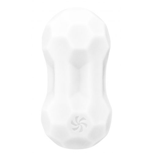 biały dwustronny masturbator dla mężczyzn. dopasowuje się do penisa. na Arena.pl