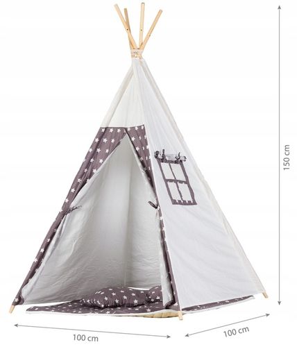 Nnamiocik Tipi wigwam Ecotoys na Arena.pl