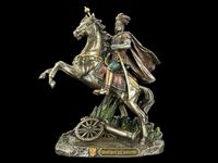 JAN III SOBIESKI KRÓL POLSKI NA KONIU W ZBROI CU02860A4