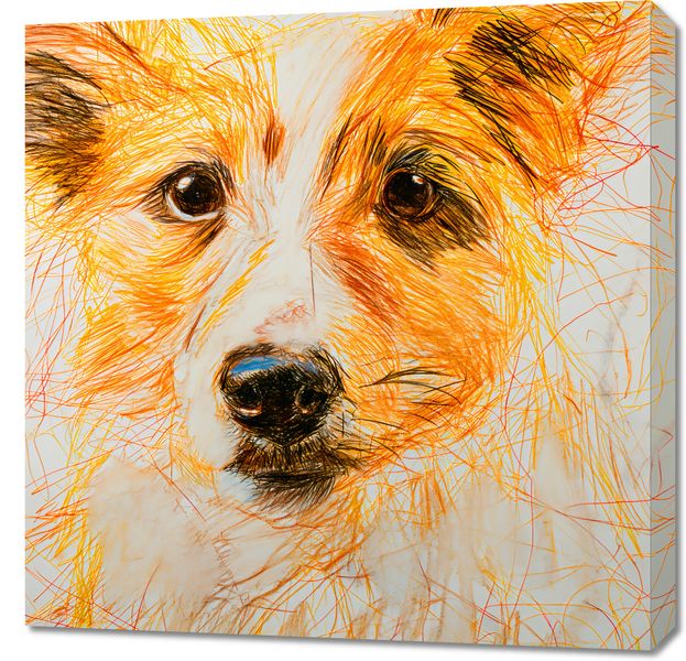 Obraz 70x70cm Uroczy Gość zdjęcie 1