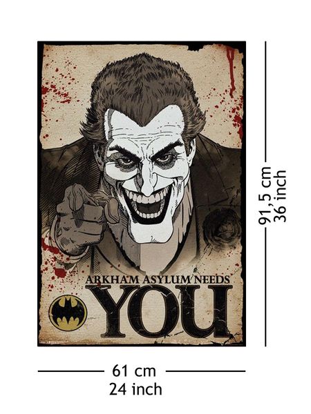 Joker Needs You Batman - plakat 61x91,5 cm zdjęcie 5