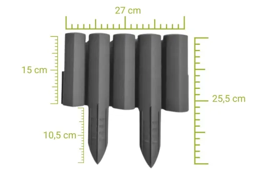 Palisada Stella Green Grafitowa 15x27 cm na Arena.pl