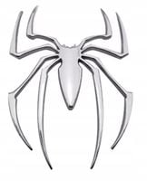 Emblemat 3D Spider Man Pająk Tuning Chrom Ozdoba do Auta na Deskę Znaczek