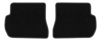 Dywaniki welurowe tylne Ford Fusion 2005-2012 hatchback czarne