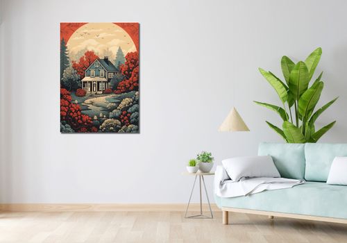 Obraz 70x100cm Idylla Rustykalna na Arena.pl