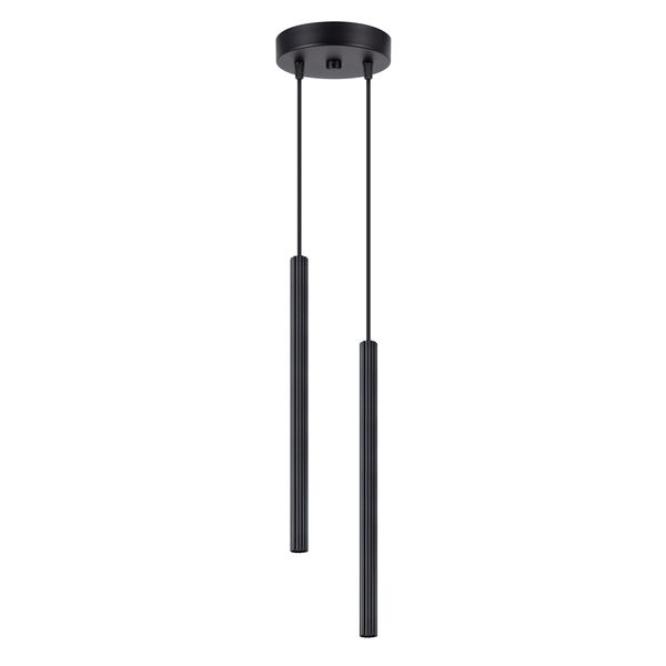 Lampa wisząca ARCHE 2P czarna zdjęcie 1