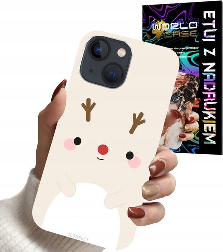 ETUI CASE DO IPHONE 15 PLUS - ŚWIĄTECZNE WZORY RENIFER MIKOŁAJ ŚWIĘTA na Arena.pl