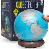 Globus Mapa Zdrapka - Podświetlany do Zdrapywania Krajów - Lampka Nocna