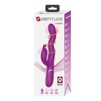 Wibrator Ze Stymulatorem Różowy 25 Cm - Pretty Love Loursen