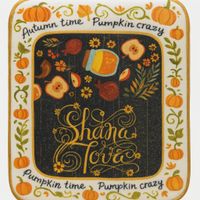 CIASTKO LUKROWANE BLACK AUTUMN ROZ.XL PION JESIEŃ RĘCZNIE ROBIONE