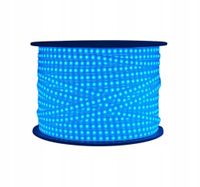 Taśma Led 2835 230V Niebieska Cięta 10cm Wodoodporna Bez Zasilacza
