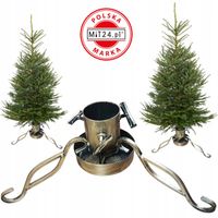 stojak pod choinke choinkowy choinka metalowy z poidełkiem misą duży kuty