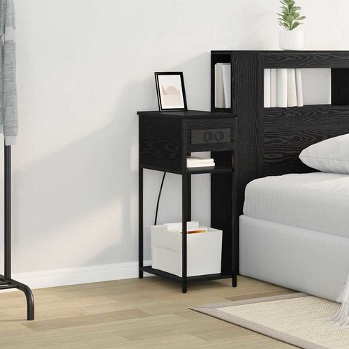 Szafka Nocna Czarny dąb 28.1 x 40.9 x 75 cm na Arena.pl