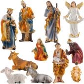 Szopka bożonarodzeniowa figurki gipsowe 12 cm B-1454 ŚWIĘTA RODZINA