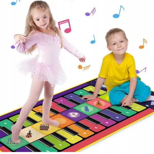 MATA DO TAŃCZENIA MUZYCZNA ELEKTRONICZNA PIANINO GRA DLA CAŁEJ RODZINY XXL na Arena.pl