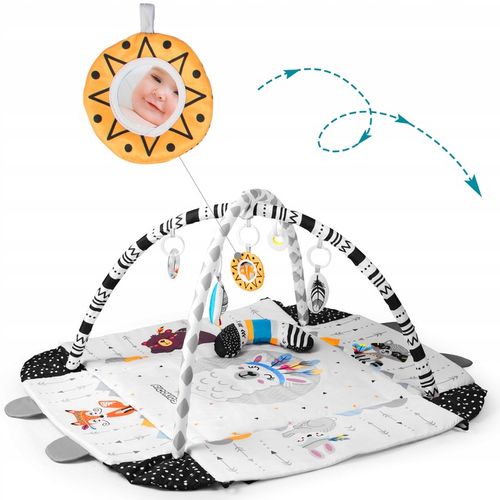 MATA EDUKACYJNA RICOKIDS DLA NIEMOWLĄT DUŻA MIĘKKA ZWIERZĄTKA + GRATIS na Arena.pl