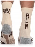 Skarpety biegowe Running Raid DON'T THINK RUN oddychające 39-42 Beżowe