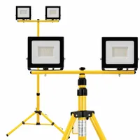 Naświetlacz LED 100W Halogen Statyw Stojak Budowlany Lampa Robocza PREMIUM