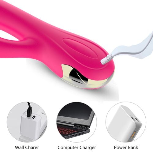 wibrator silicone vibrator usb 7 function + booster / heating na Arena.pl