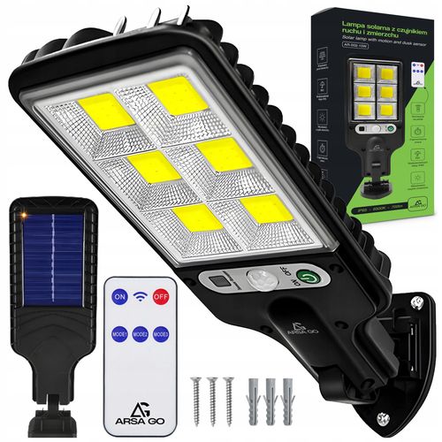 Lampa uliczna ARSA GO 200 W 700 lm zasilanie solarne na Arena.pl