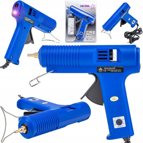 PISTOLET DO KLEJU NA GORĄCO 150W Z REGULACJĄ TEMPERATUR 5 STOPNIOWY 11 na Arena.pl