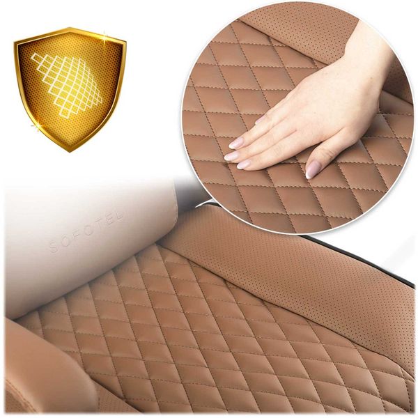 Fotel biurowy Sofotel Werona - brązowy - 2582 zdjęcie 14