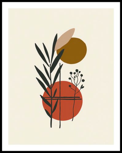 Plakat 50x65cm Kontrast w Botanice na Arena.pl