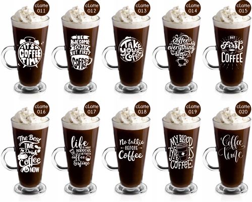 Szklanka latte z grawerem PREZENT dla faceta męża na Arena.pl