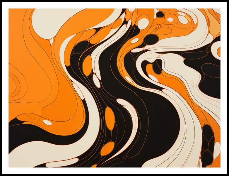 Plakat 100x75cm Tańczący Atrament zdjęcie 3
