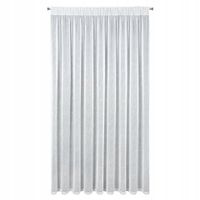 Firana gotowa na taśmie KELLY 300x250 Eurofirany biała