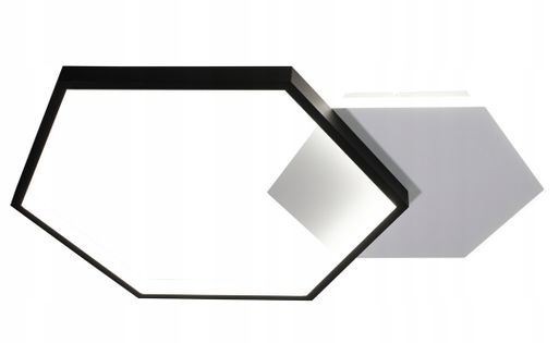 Panel Lampa sufitowa HEXAGON I  LED Żyrandol Plafon Oprawa 40cm Wobako