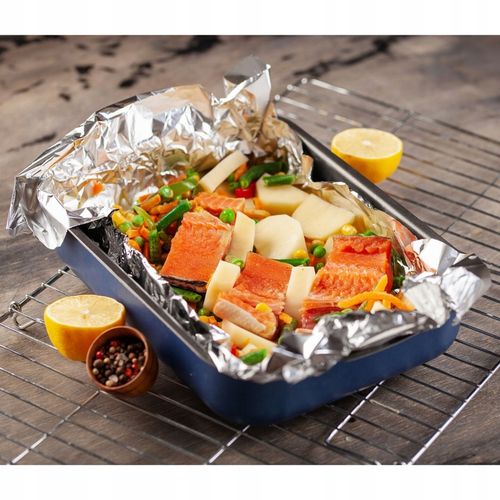 FOLIA ALUMINIOWA PACLAN - 60 m - GASTRONOMICZNA Mocna Gruba 2 sztuki na Arena.pl