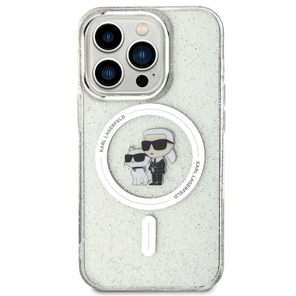 Etui Karl Lagerfeld do iPhone 15 Pro, Przezroczysty, MagSafe zdjęcie 3