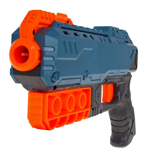 Pistolet Turbo Dla Dzieci 8+ Niebieski + 6 Bezpiecznych Pocisków + Mechaniz na Arena.pl