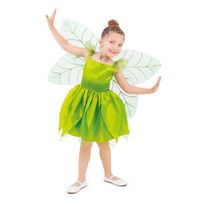 Strój wróżki dla dziewczynki zielony, rozmiar S (110-120 cm)