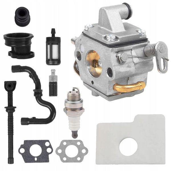 ZESTAW GAŹNIK DO PIŁY ŁAŃCUCHOWEJ DO STIHL 017 018 MS170 MS180 zdjęcie 1