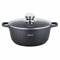 kinghoff garnek marmurowy 26cm kh-1596 5,6l