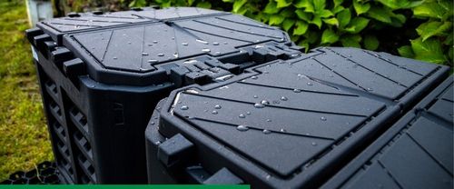 KOMPOSTOWNIK OGRODOWY 1260 L DUŻY CZARNY MODUŁOWY GRATIS AKTYWATOR KOMPOSTU na Arena.pl