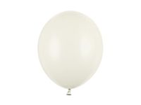 Balony pastelowe jasne kremowe strong, 27 cm 3 szt.