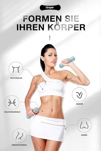 HANTLE REGULOWANE 2 X 2 KG GRUPER ZESTAW STAL ANTYPOŚLIZGOWE SOLIDNE 4 KG na Arena.pl