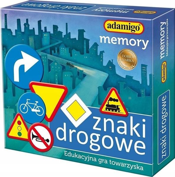 Znaki drogowe - Adamigo memory 07318 zdjęcie 1