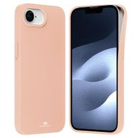 etui mercury soft do iphone 16e          różowo-piaskowy