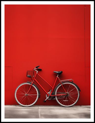Plakat 75x100cm Czerwony Rower na Arena.pl