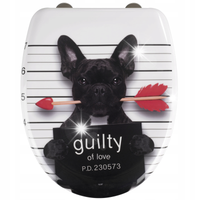DESKA SEDESOWA WC wolnoopadająca GUILTY DOG WENKO