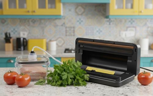 Zgrzewarka próżniowa pakowarka do żywności odsysanie zewnętrzne dwie na Arena.pl